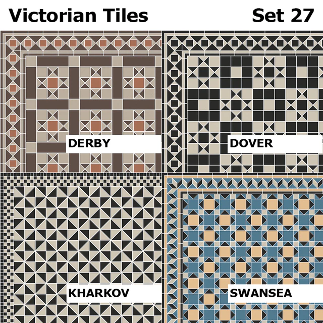 Topcer Victorian Tiles Set 27 — Descargar