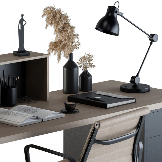 Work Table with Dried Plants - Set 82 — Descargar