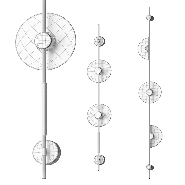 Alabaster Orb Vertical Wall Sconce — Скачать