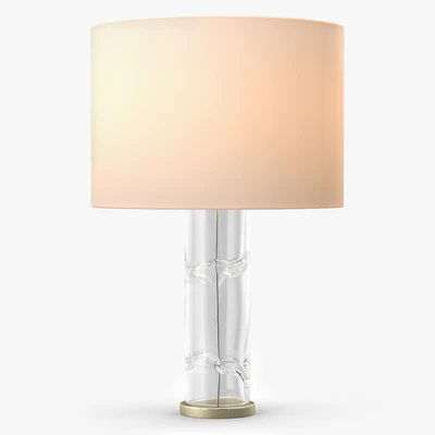 Talisman A Tall Cylindrical Glass Table Lamp — Ver 1