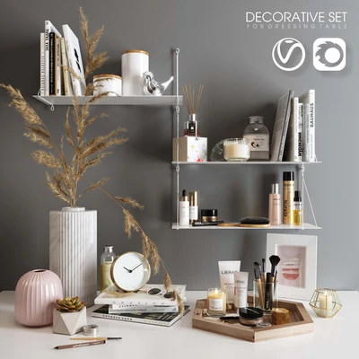 Decorative set for dressing table — Ver 1