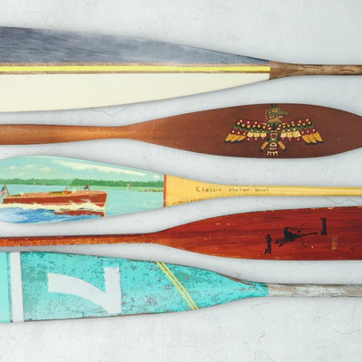 Vintage Oars and Paddles — Ver 2