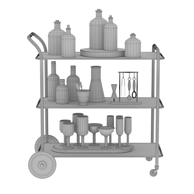 Terrace bar cart trolley — Descargar