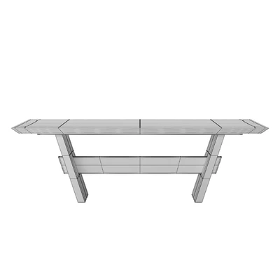 Bonham Dining Table in Dark Gray — Ver 2