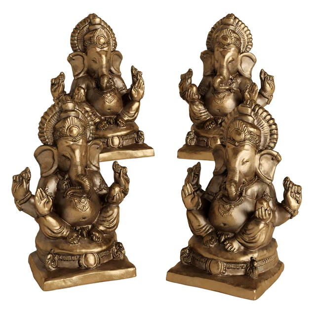 Ganesha sitting sculpture — Descargar