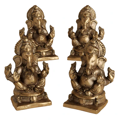 Ganesha sitting sculpture — Ver 2