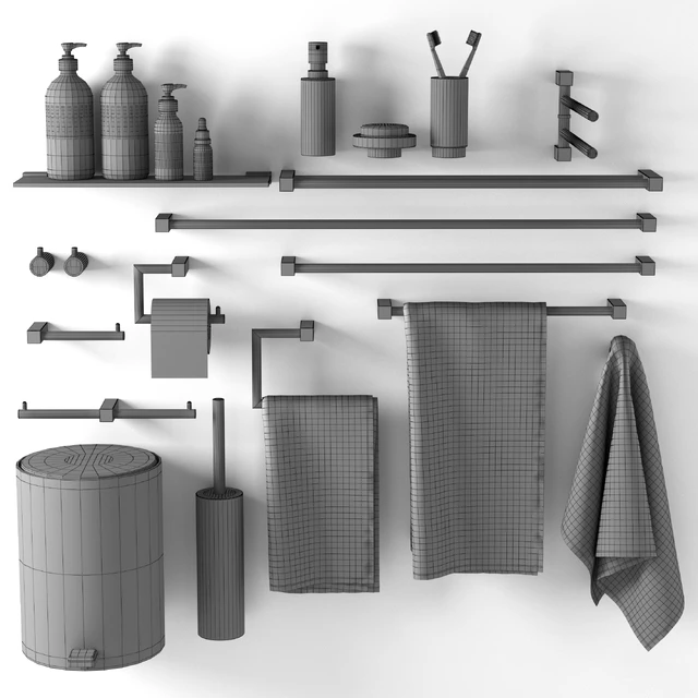 bathroom accessories 02 — Скачать