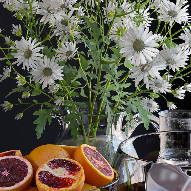 Decorative set with grapefruits. — Descargar