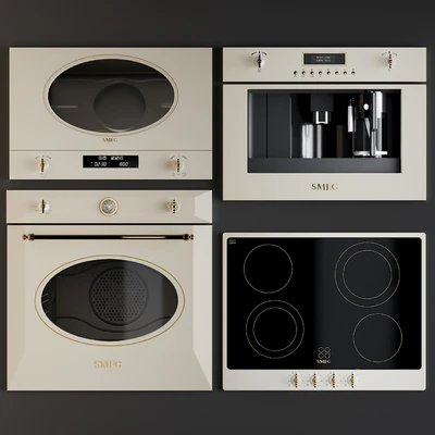 Kitchen Appliances Smeg Colonial — Ver 1