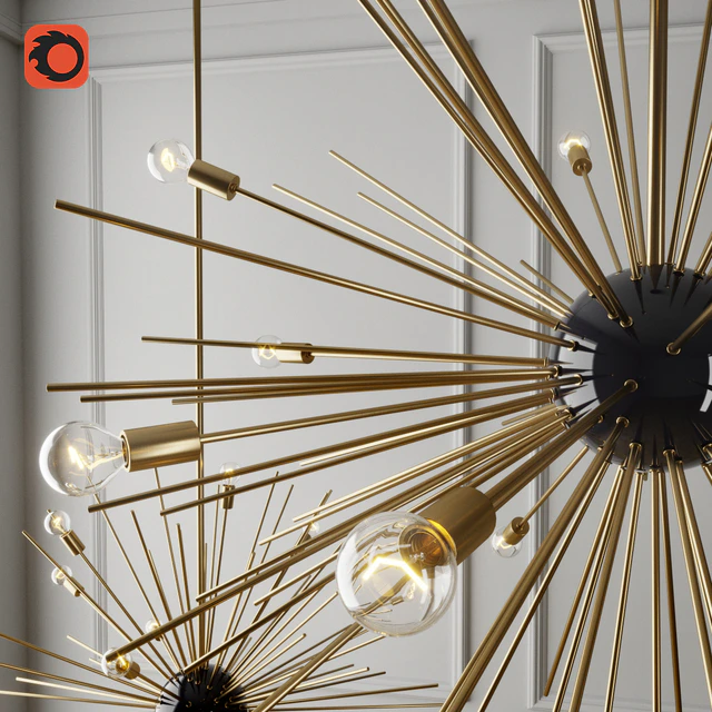 pendant lamp Sputnik — Descargar