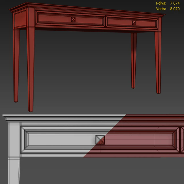 Консоль RFS Бруклин. Console table by MebelMoscow — Скачать