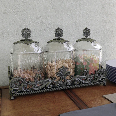 GG Collection Three Glass Canisters — Ver 3