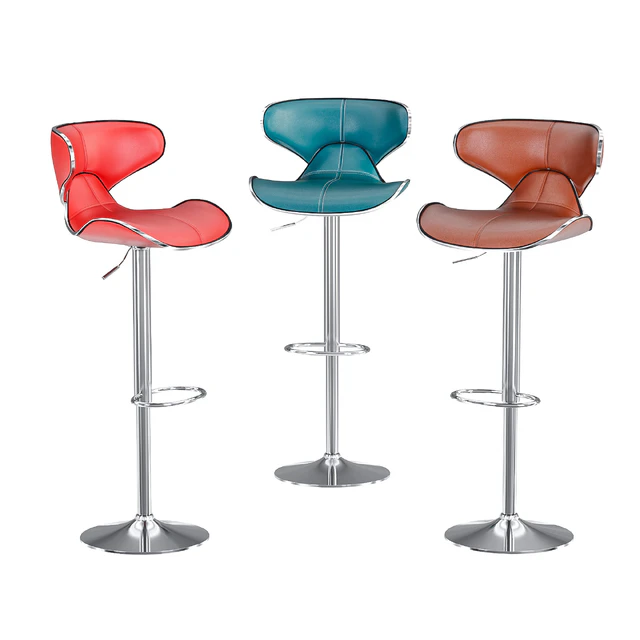 Swivel Faux Leather Adjustable Barstools — Descargar