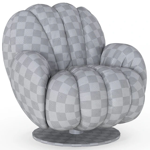 Armchair from the Natuzzi-Italia factory, Seashell series — Descargar