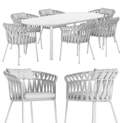 Varaschin Emma Cross dining set — Вид 4