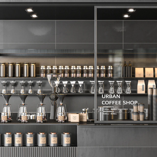 urban coffee shop — Скачать