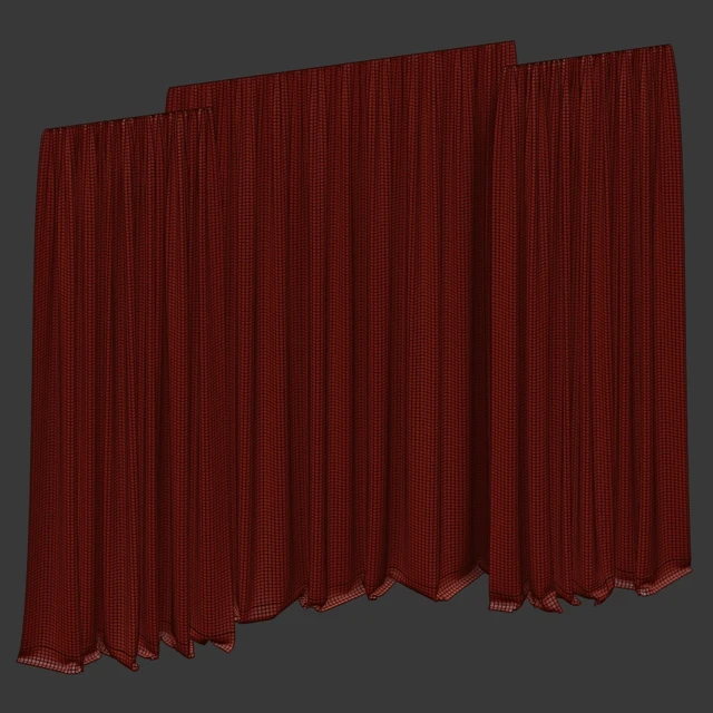 Curtains in two colors with tulle — Descargar