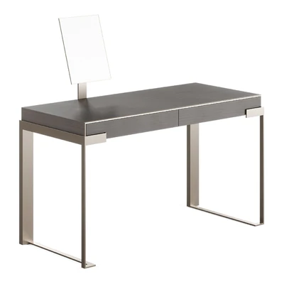 Fendi Aura Lady Desk with Mirror ( Charcoal Fiddleback Sycamore ) — Вид 1