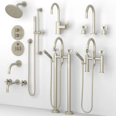 Rejuvenation West Slope set faucets and bath shower — Ver 2