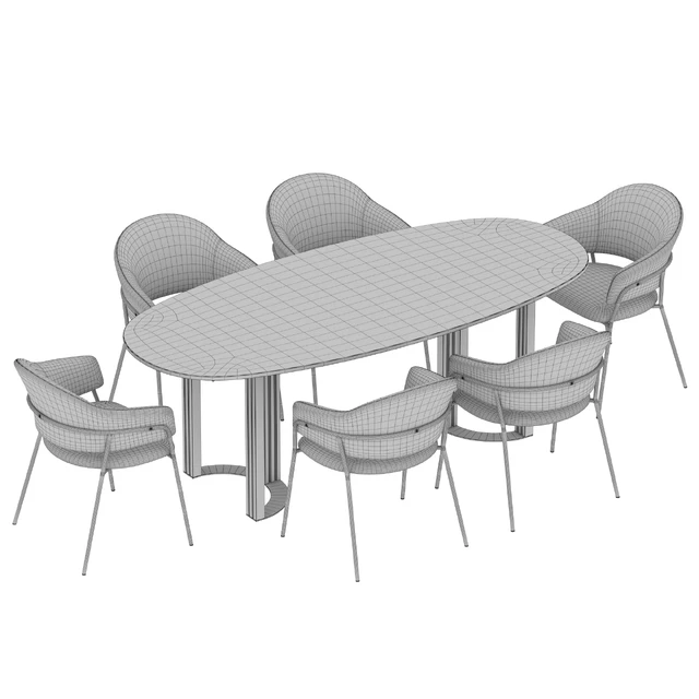 Hudkoff Lord table Gloria chair — Скачать