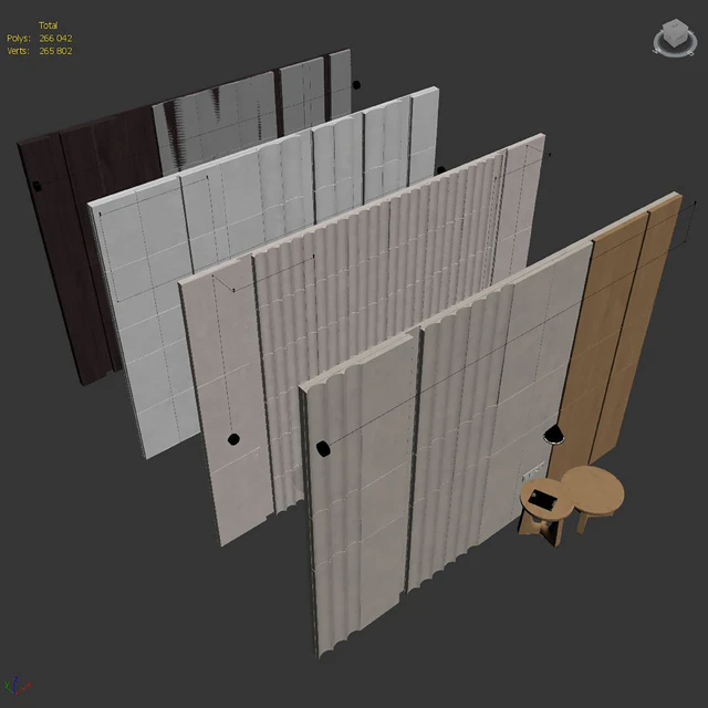 Декоративная стеновая панель set 89 — Скачать