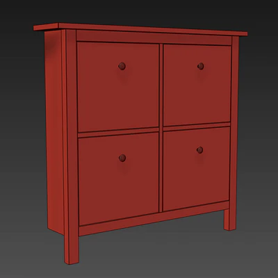 IKEA HEMNES Shoe cabinet with 4 compartments — Вид 5