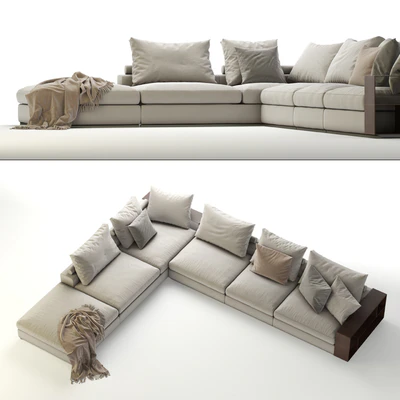 Flexform Groundpiece Sectional Sofa — Вид 2