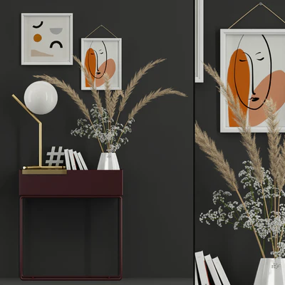 Decor with dry flowers 3 — Ver 1