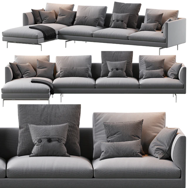 1333 Flamingo Zanotta Sofa — Descargar