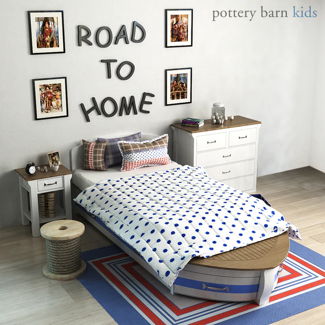 Pottery barn, Speedboat Bed Trundle — Descargar