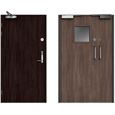 Wooden swing fire doors — Ver 3