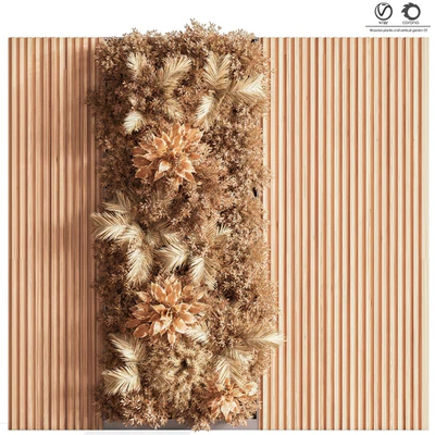 Wooden Planks and Vertical Garden 05 — Вид 1