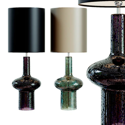 Grand Sculptural Studio Art Glass Buffet Lamp — Ver 1