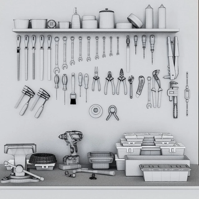 garage tools set 1 — Скачать