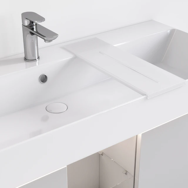 Подвесная тумба с раковиной GRANDE и зеркалом VETRATA, Kerama Marazzi — Скачать