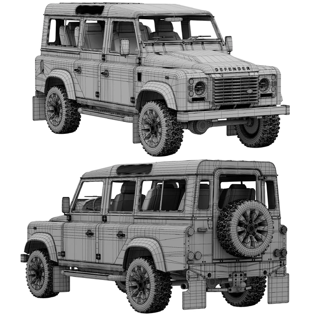 Land Rover Defender Works V8 4-door 2018 — Скачать