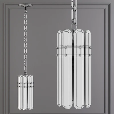 Restoration Hardware BONNINGTON SMALL PENDANT Brass — View 3