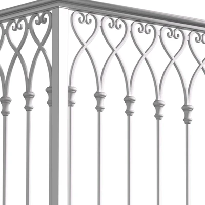 Balcony in oriental style. Arabian Fence balcony Forged — View 3