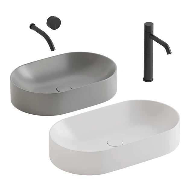 Nic Pin washbasins + Falper — Скачать