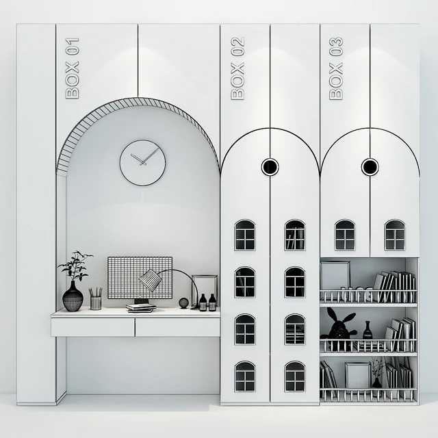 Furniture for a children 0196 — Скачать