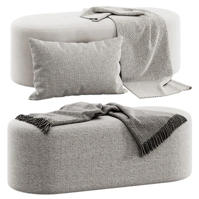 Pouf Zyl By Bolia 120 cm — Ver 3
