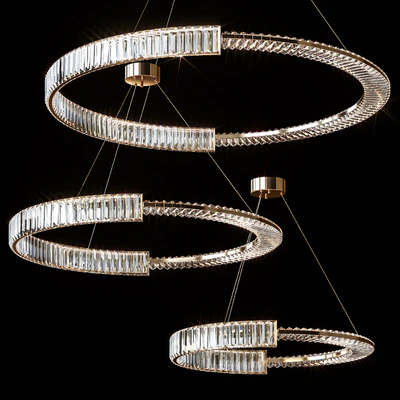 Pendant chandeliers BERTOLDA C by Lampatron ⌀ 60cm ⌀ 80cm ⌀ 100cm — Ver 1
