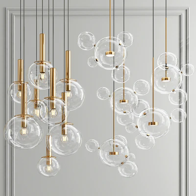 Sonneman & Giopato Bolle Chandelier — View 1