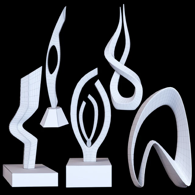 Sculptures set by Burlini and Kagan — Descargar