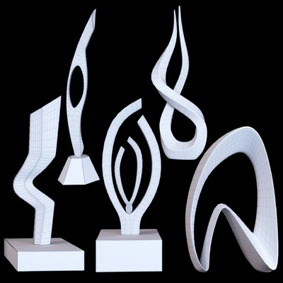 Sculptures set by Burlini and Kagan — Ver 2