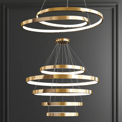 Four Exclusive Chandelier Collection 42 Rings — Ver 3