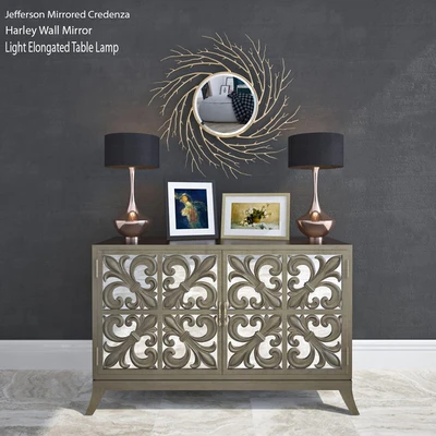 Commodes, Mirrors, Table Lamps, Pictures — Ver 1