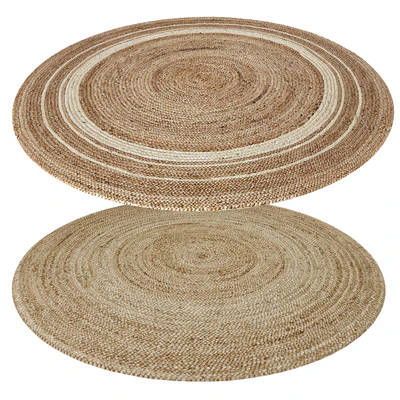 Round jute rug — Ver 2