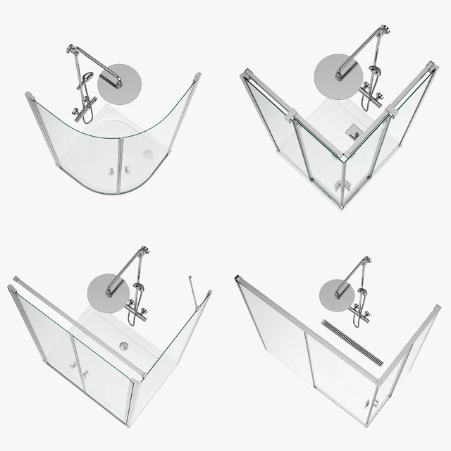 Set of shower cabins Radaway set 50 — Descargar