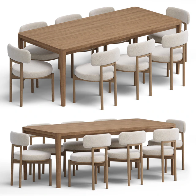 Стул Девис And Reese Dining Table — Скачать